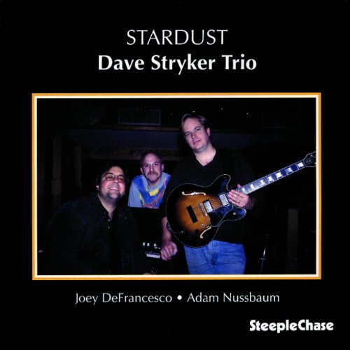 CD cover featuring Dave Stryker Trio, three musicians with instruments.