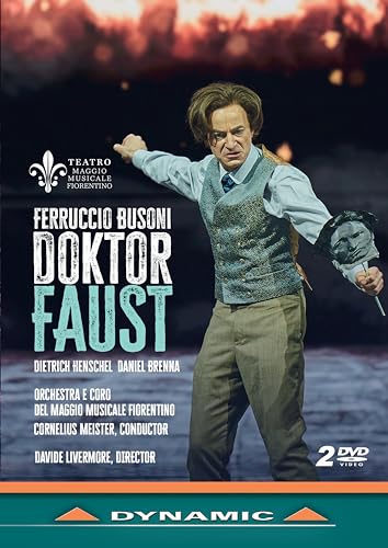 DVD cover for Ferruccio Busoni’s “Doktor Faust” opera performance.