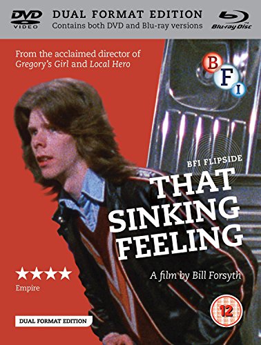 “That Sinking Feeling” Blu-ray cover featuring a man in a leather jacket.