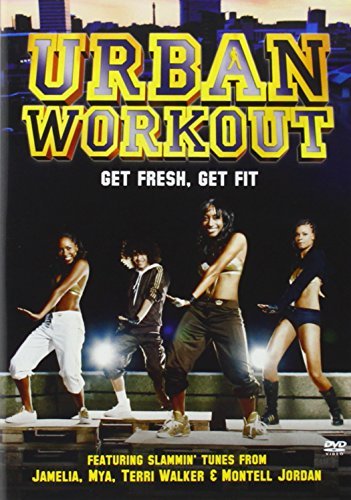 Urban Workout" DVD cover featuring four people in activewear posing dynamically.