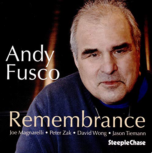CD cover featuring portrait of jazz musician Andy Fusco.