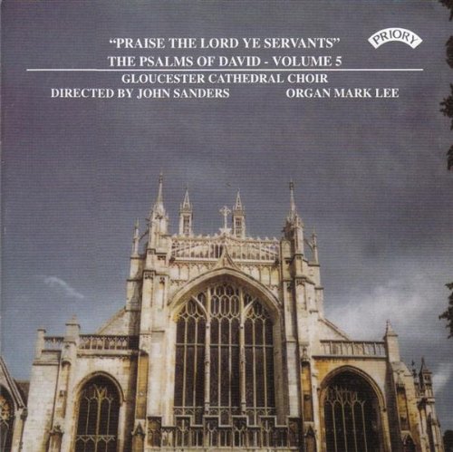 CD cover: Gloucester Cathedral with text "The Psalms of David - Volume 5".