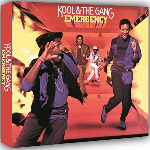 Kool & The Gang “Emergency” CD cover with band members pictured.