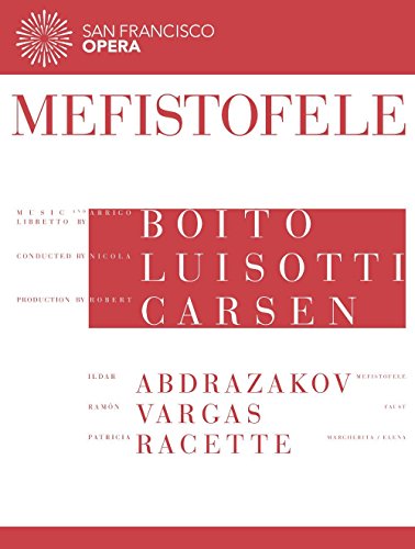 San Francisco Opera DVD cover for Boito’s *Mefistofele* with cast names.
