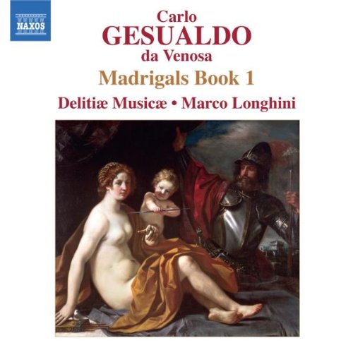CD cover for Gesualdo’s Madrigals Book 1, featuring Renaissance painting.