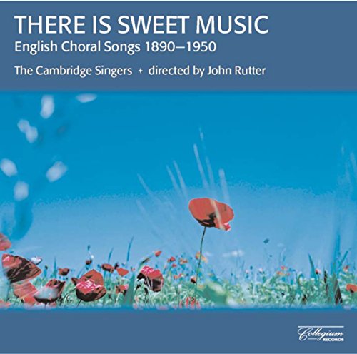 CD cover for "There Is Sweet Music" featuring poppies and blue tones.