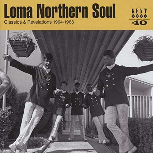 CD cover for “Loma Northern Soul” featuring a 1960s band photo.