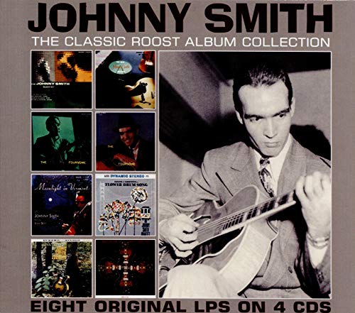 Johnny Smith album cover featuring the musician playing guitar.