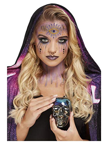 Smiffys Smiffys Make-Up FX, Fortune Teller Kit, Aqua