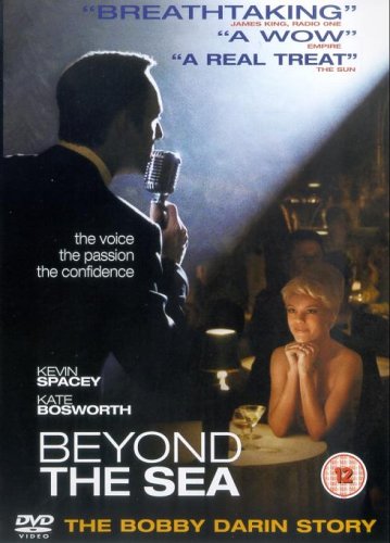Beyond The Sea" DVD cover featuring Kevin Spacey at a microphone.