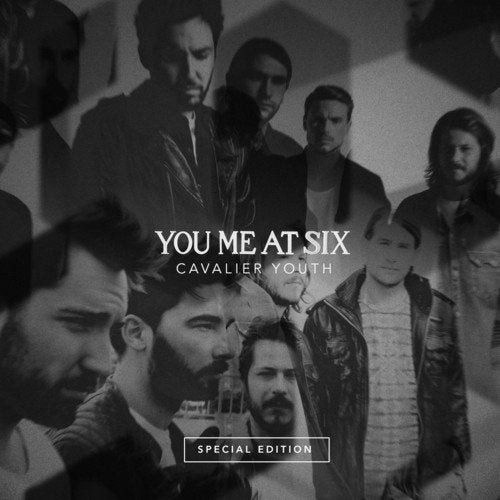 Black and white album cover for You Me At Six’s “Cavalier Youth.”
