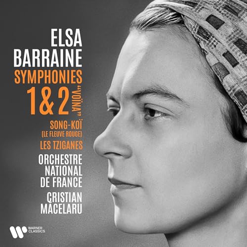 CD cover featuring a black and white portrait of Elsa Barraine.