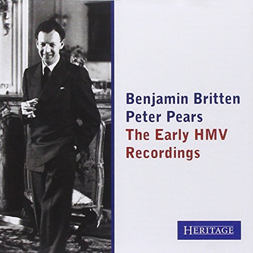 CD cover featuring black and white portrait of Benjamin Britten.