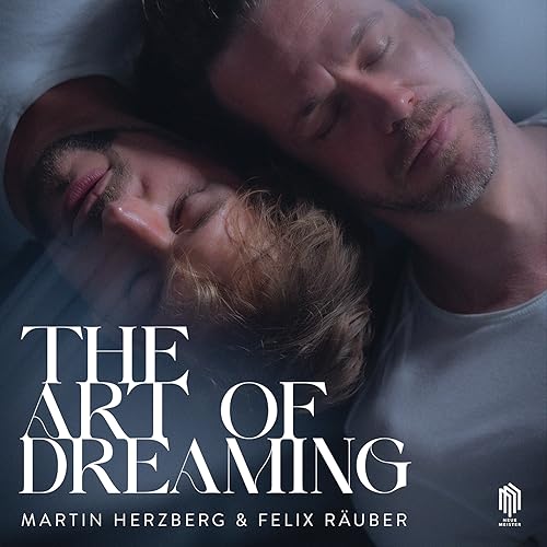 Two men sleeping, album cover for "The Art Of Dreaming" vinyl.
