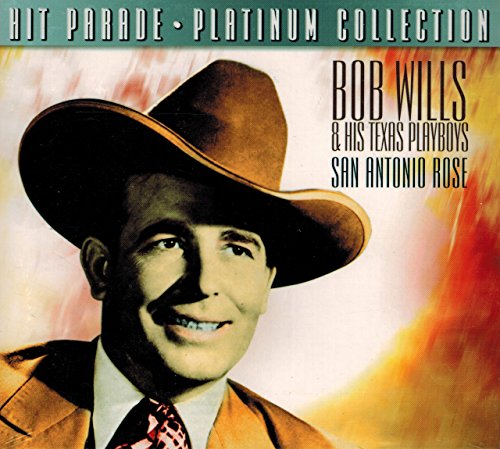 Bob Wills in a cowboy hat, album cover for Platinum Collection CD.