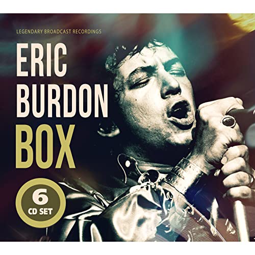 Eric Burdon CD box set cover featuring a black and white portrait.