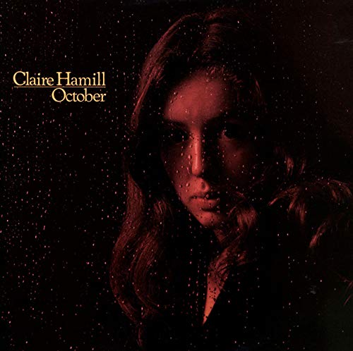 Album cover for Claire Hamill’s “October” featuring a woman’s portrait.