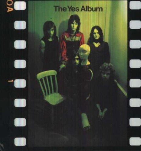 Yes Album vinyl cover featuring a group portrait in green tones.