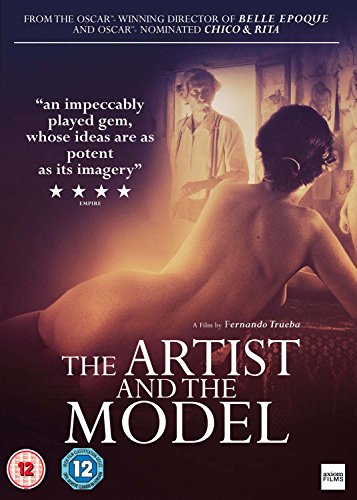 DVD cover for "The Artist And The Model" featuring a nude woman and artist.