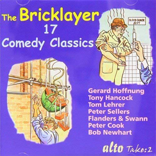 CD cover: cartoon bricklayer with performers’ names listed below.
