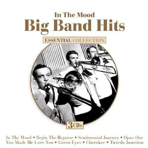 CD cover for "In The Mood - Big Band Hits" featuring musicians.