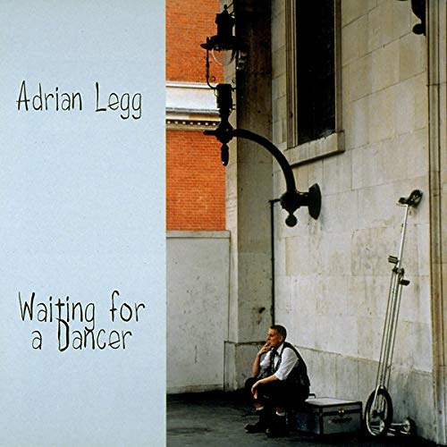 CD cover: Adrian Legg's "Waiting For A Dancer" with street scene.