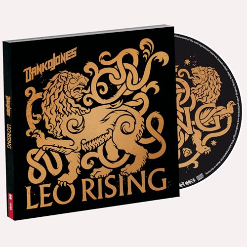 Danko Jones “Leo Rising” CD case featuring a golden lion design.
