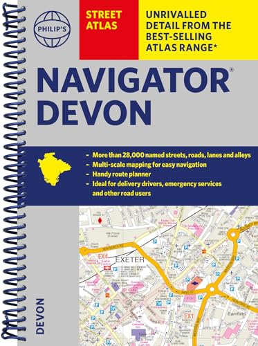 Philip's Navigator Street Atlas Devon: Spiral Edition (Philip's Street Atlas)