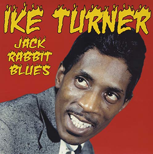 Ike Turner album cover, “Jack Rabbit Blues,” featuring a portrait of Turner.