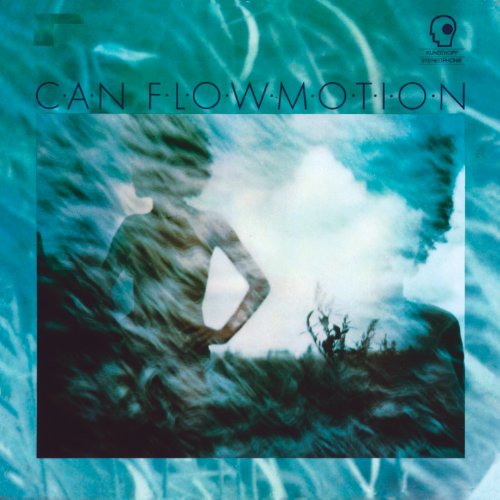 CD cover for Can’s “Flow Motion” with a blurred figure in blue tones.