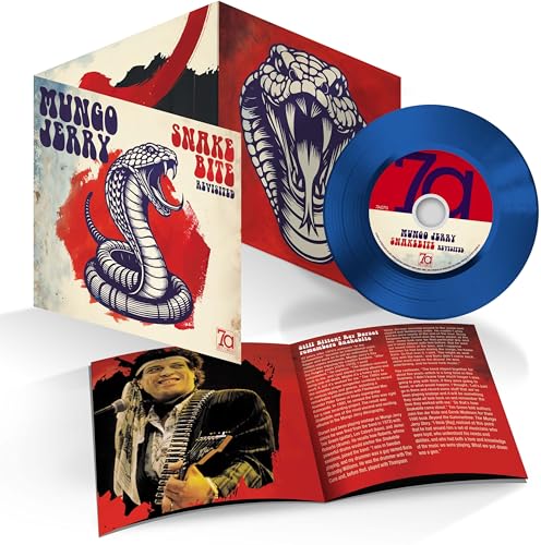 Mungo Jerry “Snakebite Revisited” CD packaging with cobra imagery and booklet.