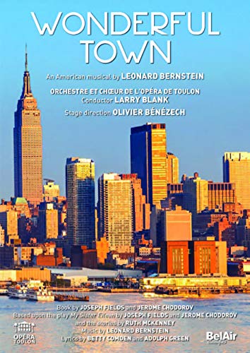 Wonderful Town" DVD cover featuring the Empire State Building and New York City skyline.