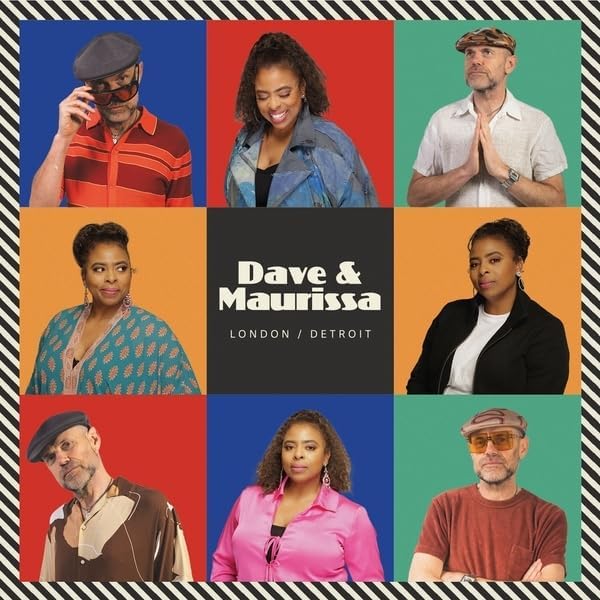CD cover with a 3x3 grid of portraits, titled "Dave & Maurissa".
