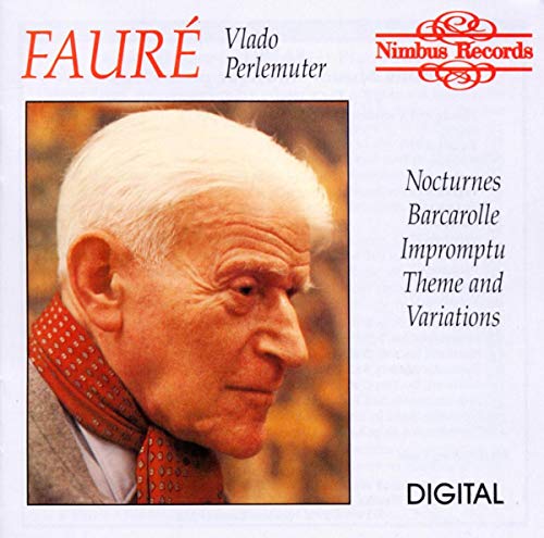 CD cover featuring a portrait of composer Gabriel Fauré and tracklist.