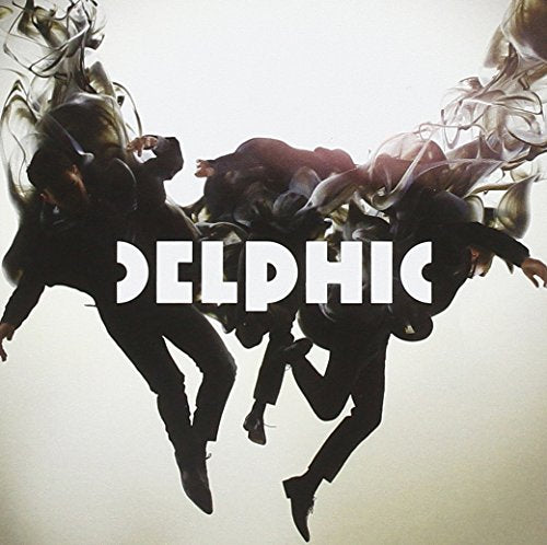 CD cover for Delphic’s “Acolyte” featuring silhouetted figures in motion.