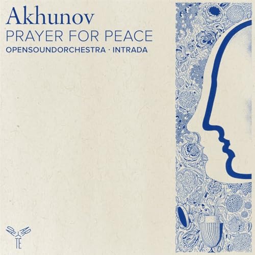 CD cover: beige background, blue floral patterns, and a face in profile.