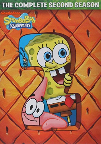 SpongeBob SquarePants DVD cover featuring SpongeBob, Patrick, and Squidward.