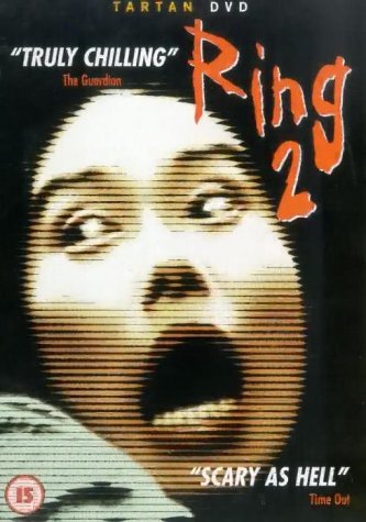 DVD cover for "Ring 2" featuring a distorted, frightened face.