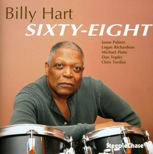 CD cover for Billy Hart’s “Sixty-Eight” featuring a portrait of the artist.