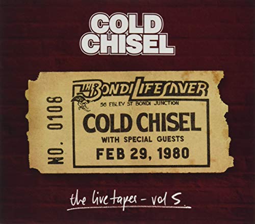 Cold Chisel album cover featuring a ticket stub for a 1980 Bondi Lifesaver show.