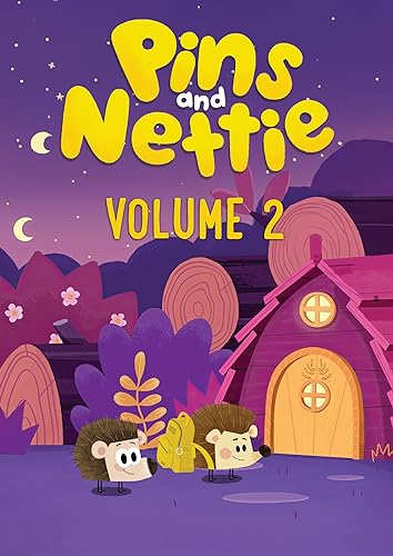 DVD cover for “Pins And Nettie: Volume Two” featuring two hedgehog characters.