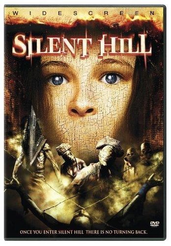 DVDHorrow movie DVD cover featuring a girl's face and grotesque monsters in fog.