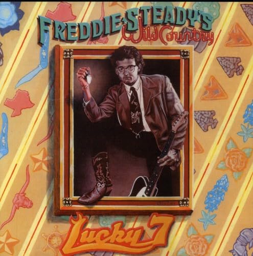 CD cover for “Lucky 7” by Freddie Steady’s Wild Country, featuring a portrait.