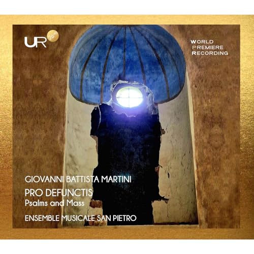 CD cover: figure in dark robes under a blue dome with light.