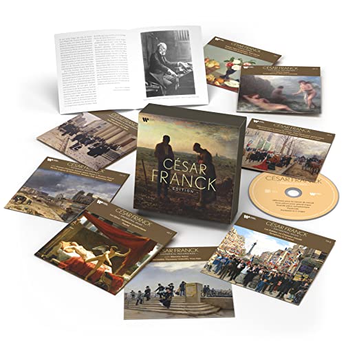 César Franck Edition 2022 CD box set with booklets and artwork.