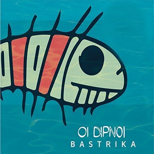 CD cover with stylized turquoise and red insect illustration, text "BASTRIKA".