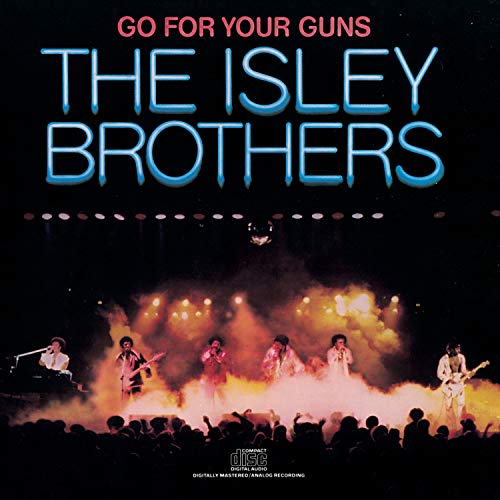 Isley Brothers album cover featuring the band performing on stage.