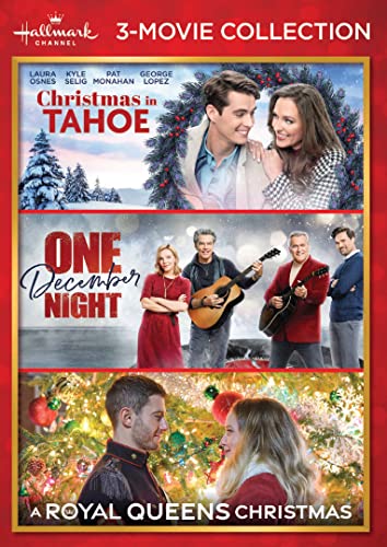 Hallmark 3-movie DVD collection with romantic holiday scenes and actors.