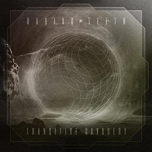 CD cover: dark, abstract image with a sphere and mountainous landscape.