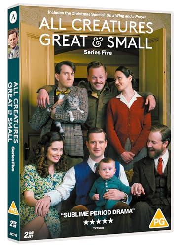 DVD cover for āAll Creatures Great & Smallā Series 5, featuring cast members.